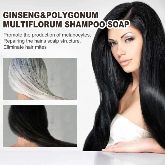 Polygonum Soap Shampoo for hair darkening and growth