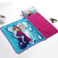 Disney Mickey Minnie Mouse Frozen Princess Toddler Baby Nap Mat Pillow All-in-one Travel Boys Girls Sleeping Blanket Gift 1