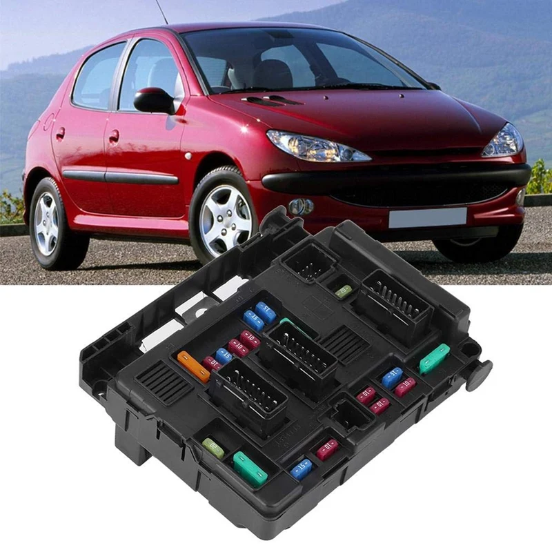 

Car Fuse Box Block Replacement Fit For Peugeot 206 207 C2 307 Picasso Senna Car Accessories 9650618280