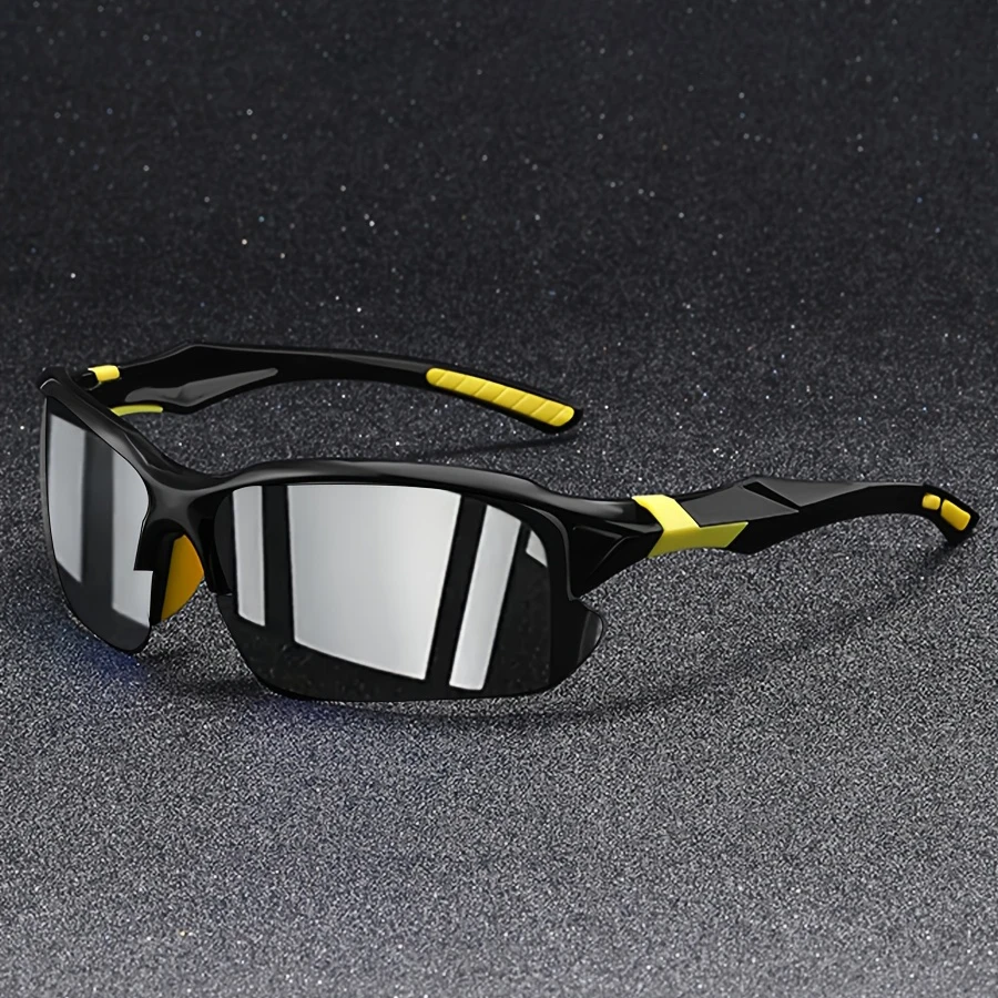 Gelbe Nachtsicht-Anti-Glare-Brille für Männer und Frauen, zum Fahren, Angeln, Strand, polarisierte Sonnenbrille, UV-Schutzbrille – Detail 3
