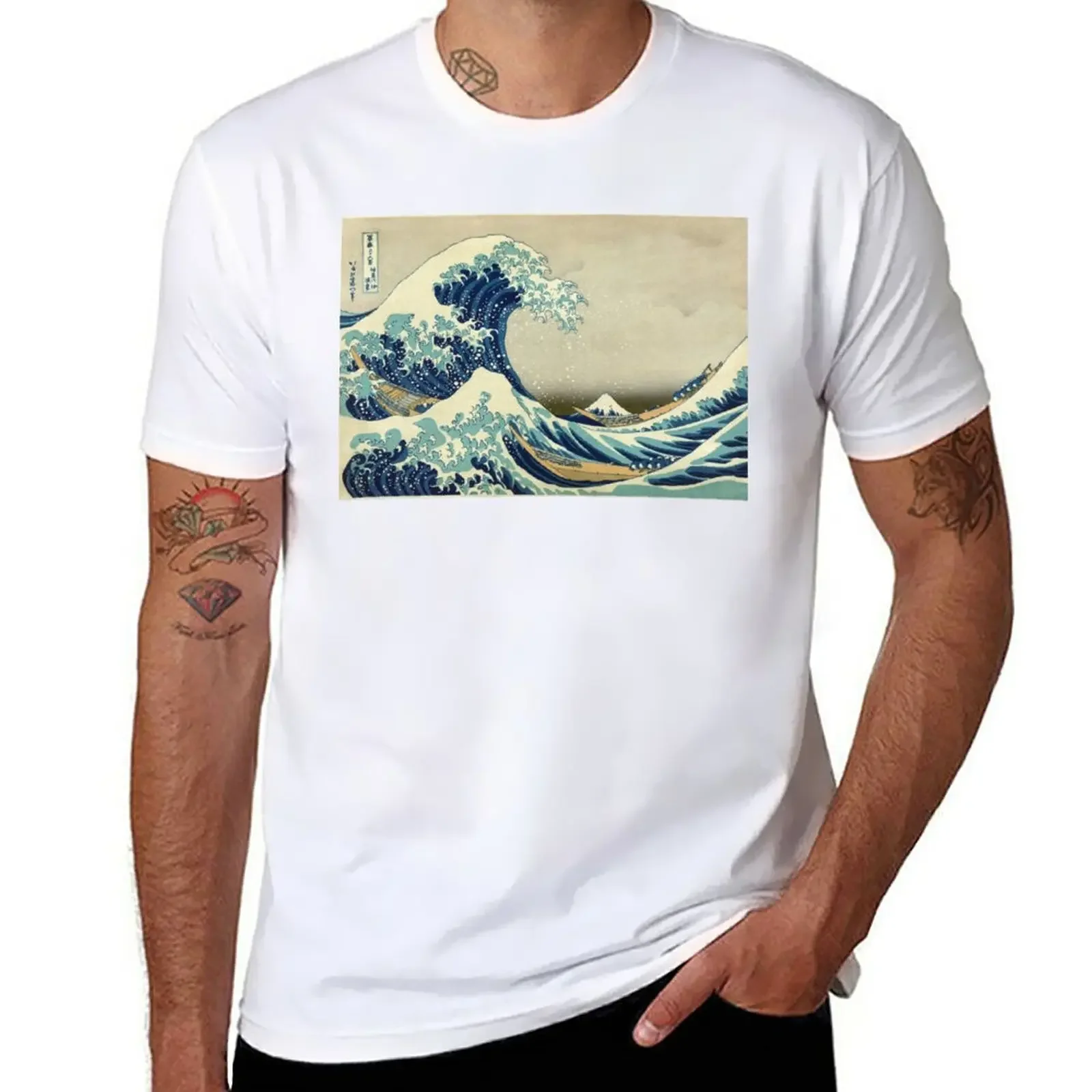 

The Great Wave off Kanagawa T-Shirt vintage clothes aesthetic clothes heavyweights mens big and tall t shirts