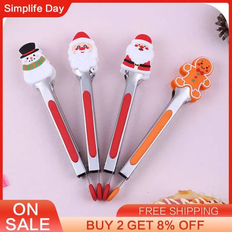 

Food Clip Drain Water And Oil Solid Kitchen Tongs Household Products Steak Clips Smooth And Non-scratch Convenient Bbq Tongs