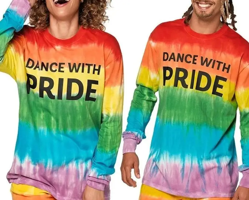 

Спортивная быстросохнущая футболка с длинным рукавом для танцев ABCDE t0748