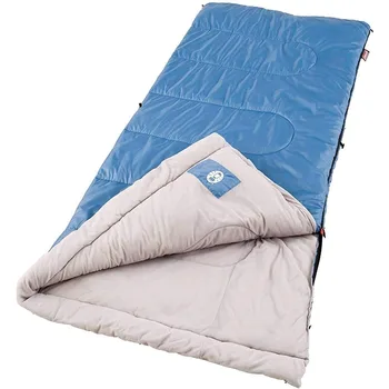 40°F Sleeping Bag, Cool Weather Lightweight Sleeping Bag for Adults, Machine Washable, Great for Camping, Traveling 1