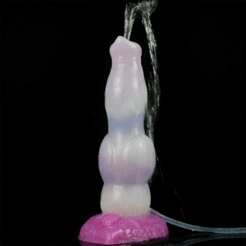New Ejaculation Dildo Suction Cup Syringe Squirting Animal Dog Horse Penis Knotted Vagina Anal Sex Toys For Women 18 Masturbate 2