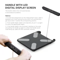Smart Scale for Body Weight and Fat, 8 Electrode Full Body Scales with BMI, Body Fat, Muscle Mass, Handle Digital display 2