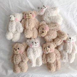 Simplicity Keychain Creative Personality Plush Doll Unisex Portable Durable Key Ring Cute All-match Key Bag Bear Bag Pendants