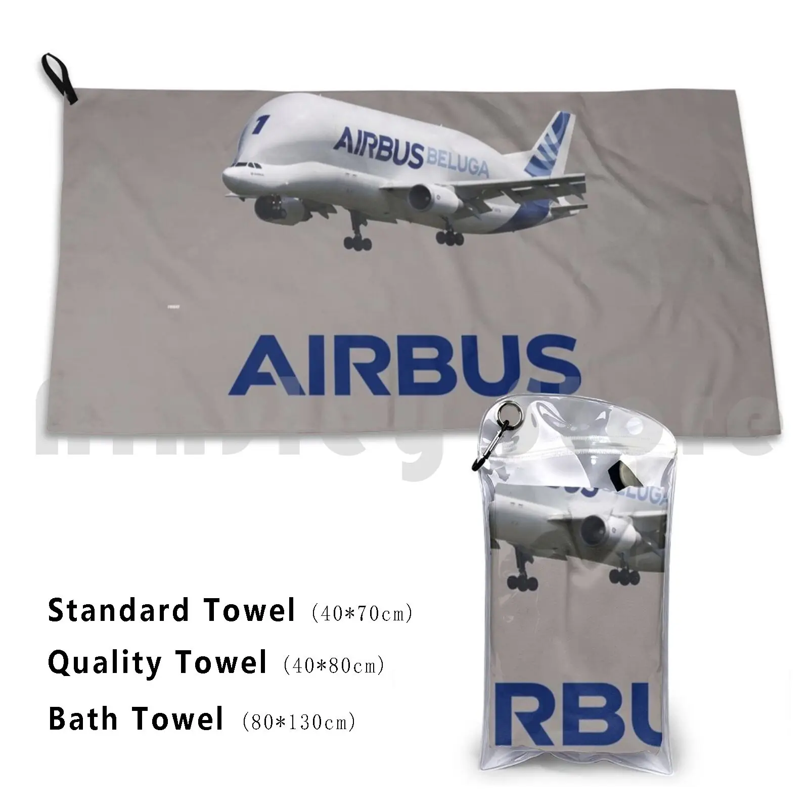 Airbus Bath Towel Beach Cushion Airbus Plane Beluga A320 A330 A340 A380 Transport Airpline Pilot