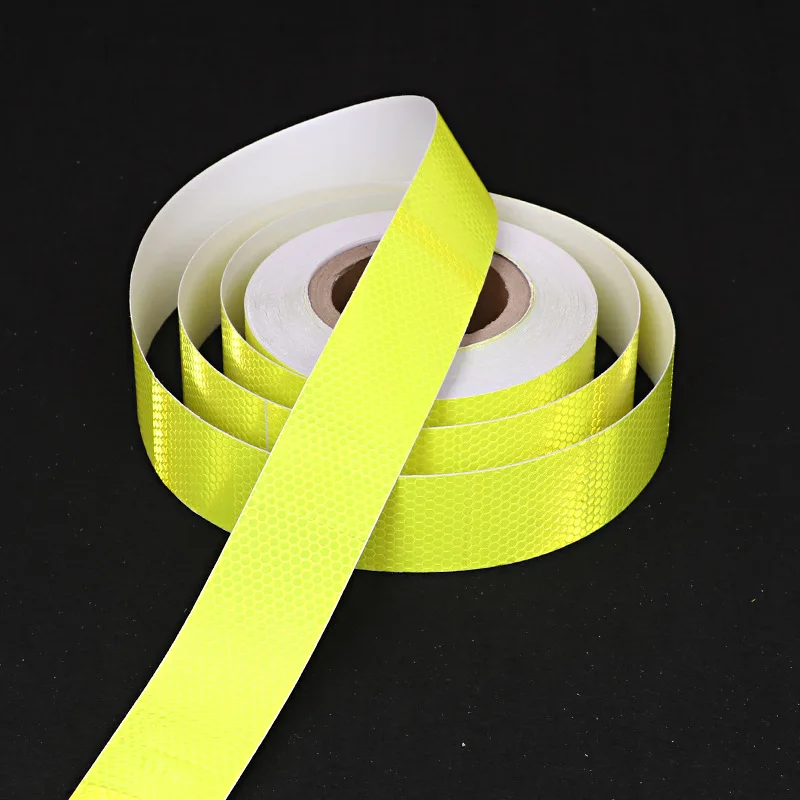 5Cm * 100Cm Auto Reflecterende Sticker Zelfklevend Waarschuwing Veiligheid Reflectie Tape Fiets Accessoires