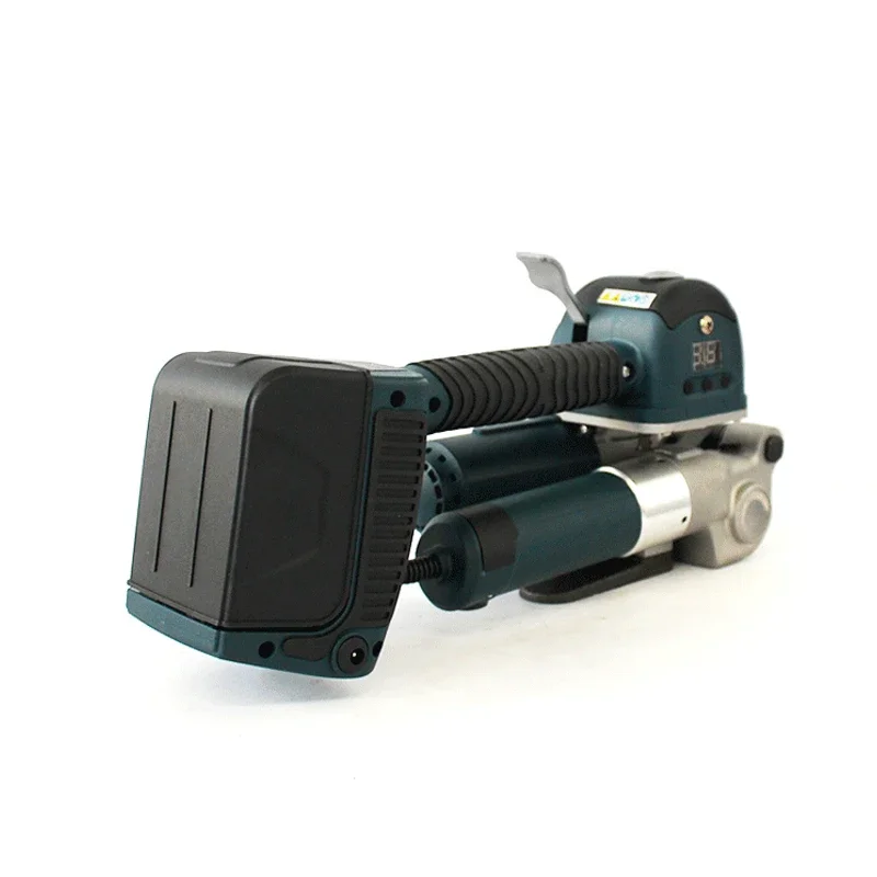 Electric strapping machine, manual portable packaging machine, with battery, friction hot melt PP, PET, multi scenario use
