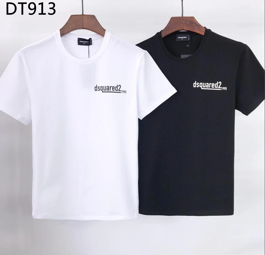 reward Consult Decrease 22 FW Summer 1964 Dsquared2 Men/WomenHip Hop Round Neck Short Sleeved T  shirt Cotton Locomotive Letter Printing Casual Tee| | - AliExpress