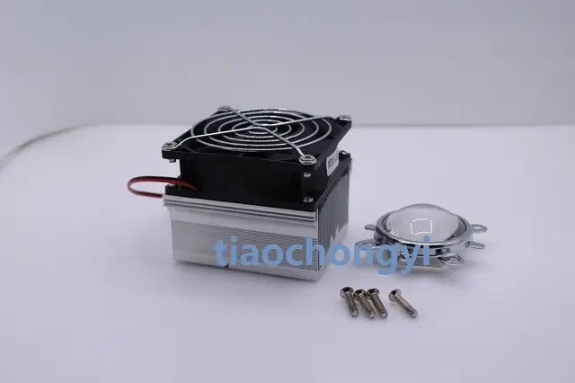 Dissipatore LED Con Ventola E Lente 44mm - Per LED 20W-100W - Per Proiettori Fai Da Te E Luci Auto - Foto 2