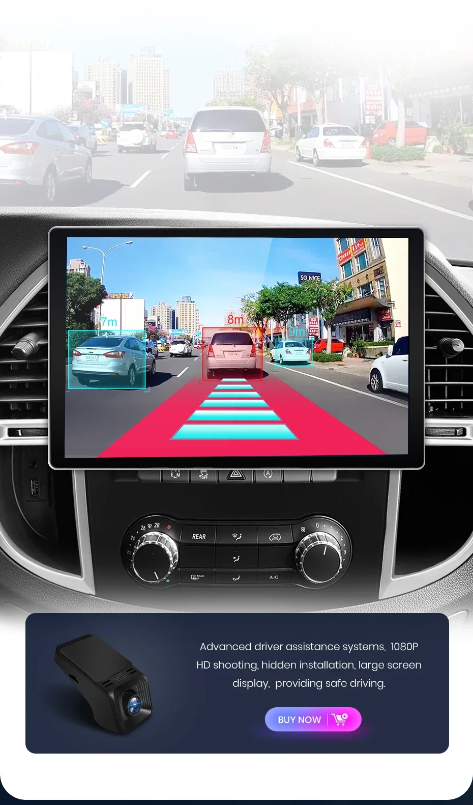 Junsun x7 series 13.1 “drahtloses Carplay Android Auto Autoradio für Mercedes Benz Vito W447 2014-2018 Multimedia Autoradio – Detail 18