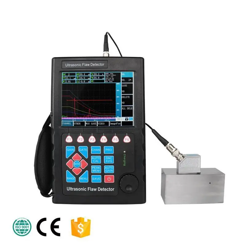 Non-destructive Digital Ultrasonic Flaw Detector In High Scan Range 0~10000mm For Different Metals