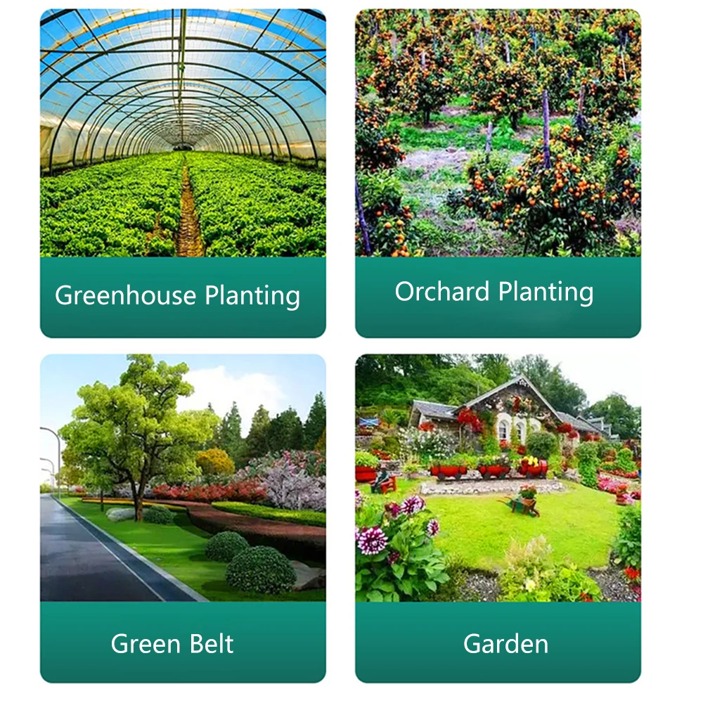 10pcs 나비 자동 스프링클러 헤드 360 °   회전식 나비 머리 관개 스프링클러 원예 급수 분무기 내구성