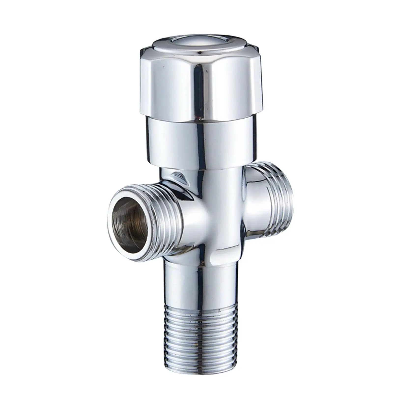 Diverter G1/2`` Shower System Replacement Part Chrome Water Flow Diverter Adaptor