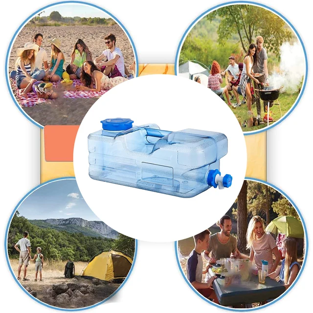 Sacca D'Acqua Pieghevole Da Campeggio - 7,9 Litri Portatile E Senza Perdite - Foto 2