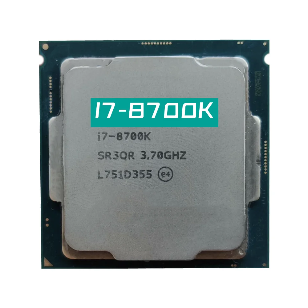 Core I7-8700K 3.7Ghz Processore Cpu A Sei Core A Dodici Thread 12M 95W Lga 1151 I7 8700K Spedizione Gratuita