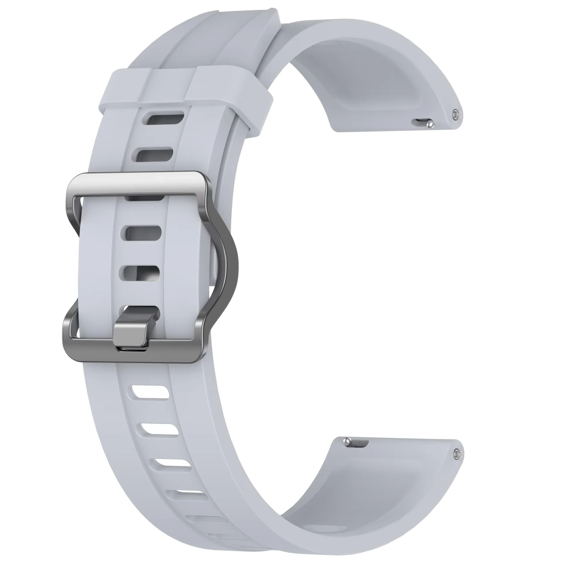 Versatile Silicone Sports Strap - 22mm Replacement Band