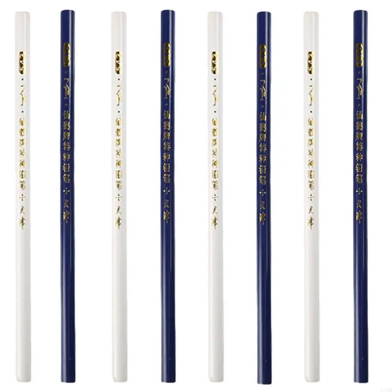 F68B 8PCS Sewing Fabric Pencil Water Soluble Pencil Tailor Mark Fabric Chalk for Sewing Clothing Dressmaking