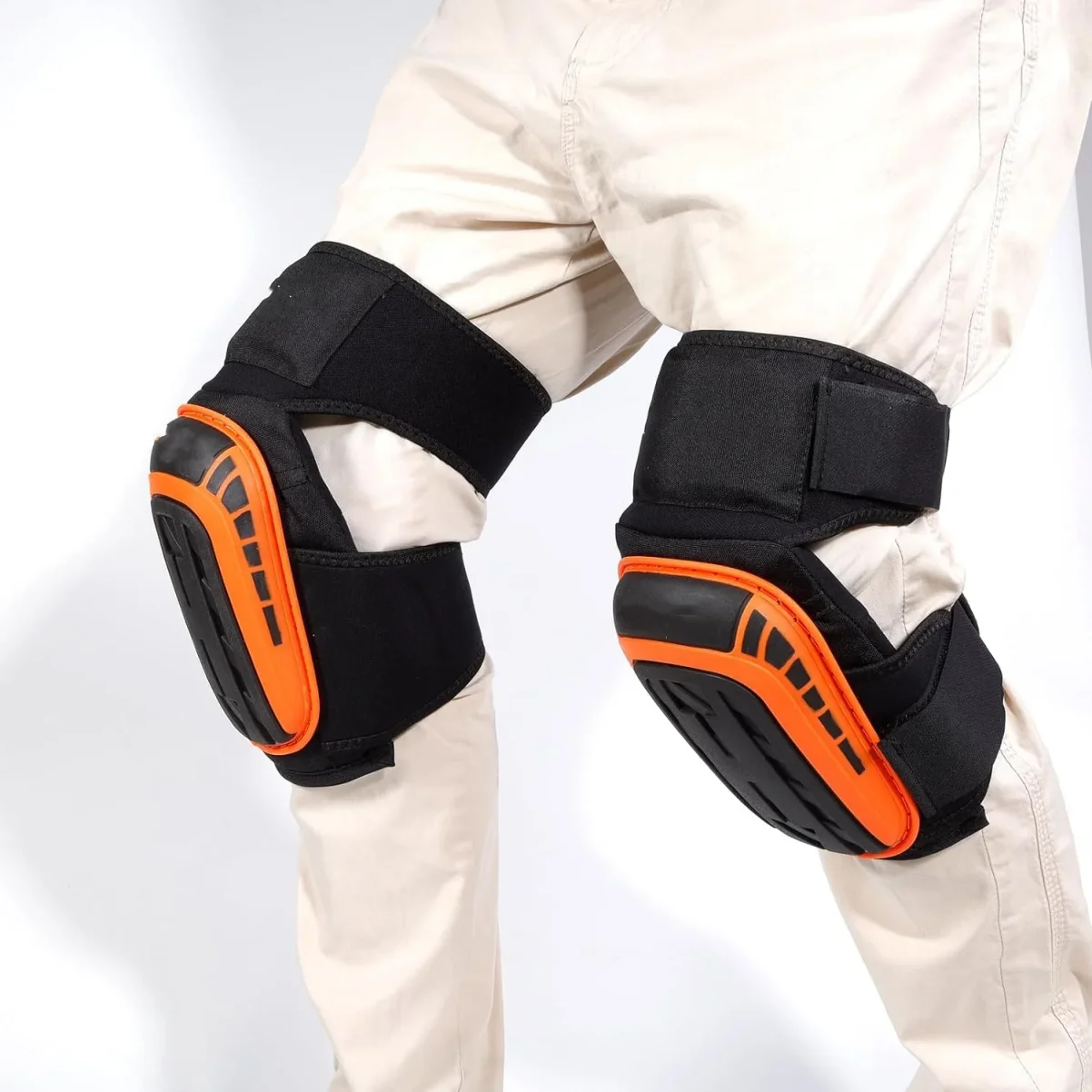 Knee Pads for Work-Heavy Duty Support Kneepads with Gel Cushion and Anti-Slip Straps for Construction Flooring Gardening Clea knee pad