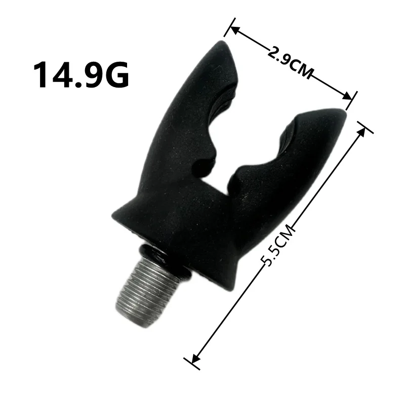 1PC Carp Fishing Rod Rest Head Rubber Gripper for Fishing Alarm and Buzz Bar fishing rod rest