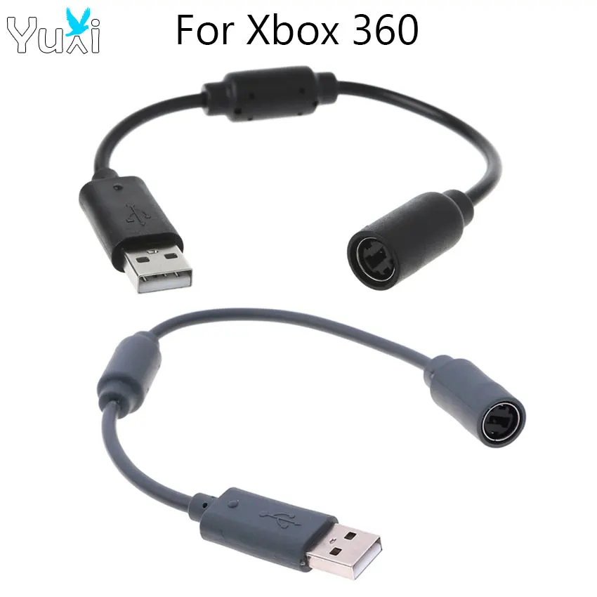 

YuXi For Xbox360 USB Breakaway Cable Line PC Cable Off Cord Adapter With Filter For Xbox 360 Game Controller