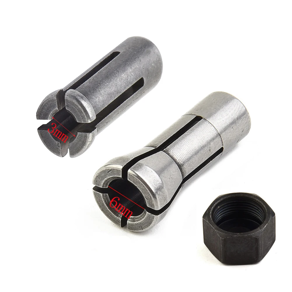 

Chuck Cap Collet Chuck Replace For 906 763620-8 3mm 6mm 763627-4 GD0603 GD0601 Collet Nut Power Tool Accessories