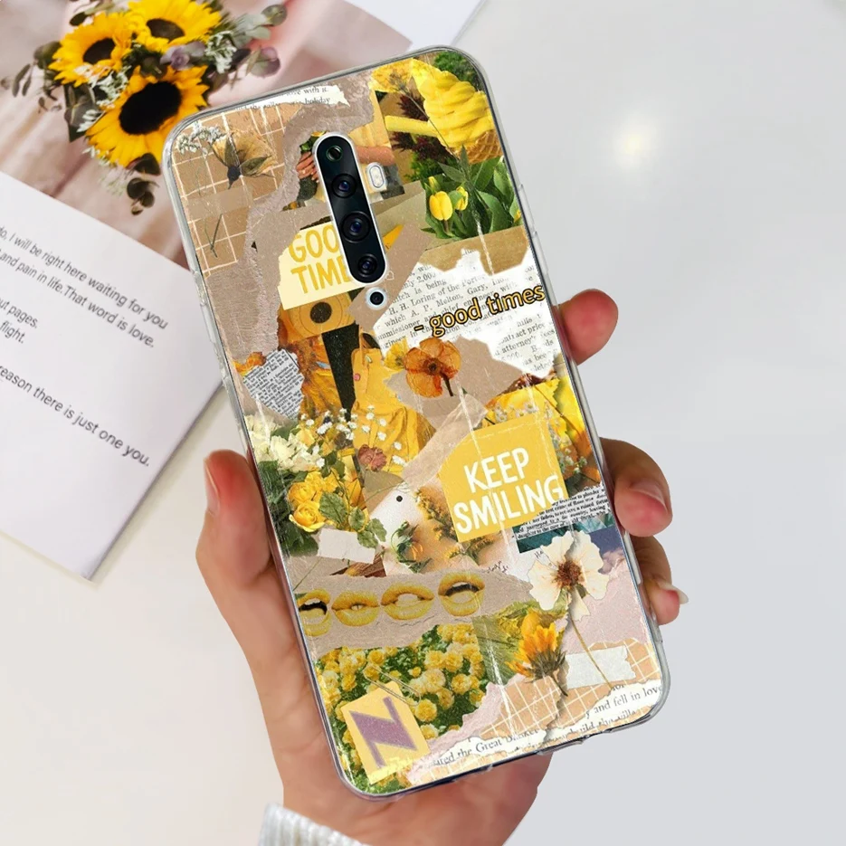 Luxury Painted Clear Silicone Phone Case - Soft Protective Cover