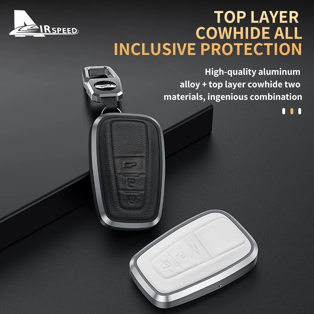 

Hot Products Anti Sweat And Slip And Breathability Suitable For The Tew Toyota Series Camry Metal Leather Case Key Shell