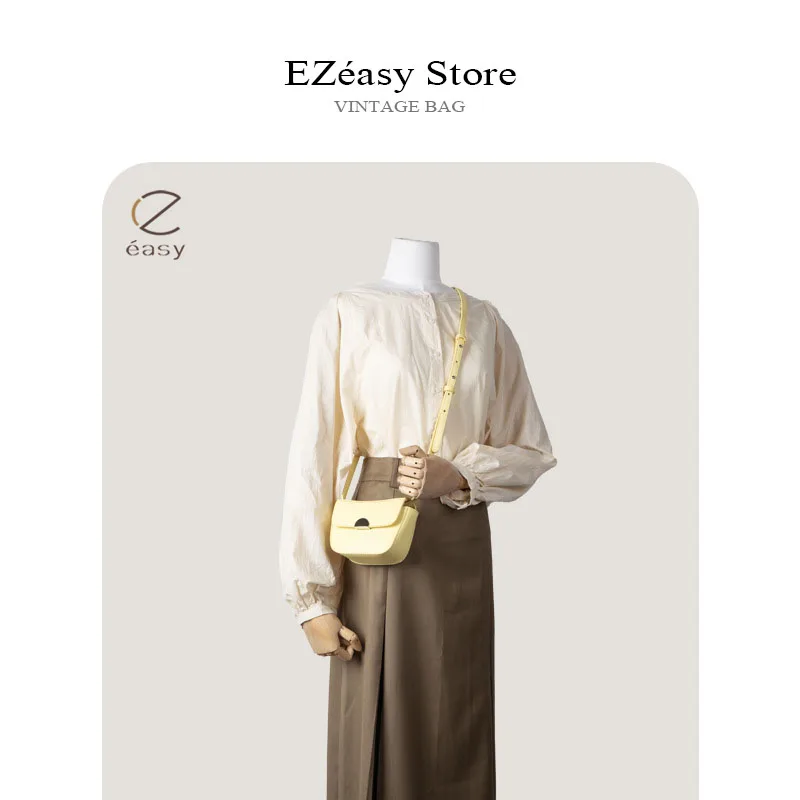 EZeasy Light Luxury Niche Designer Bags for Women Casual Versatile Small Bag Crossbody Bag Fashion Women's Bag Small Square Bag