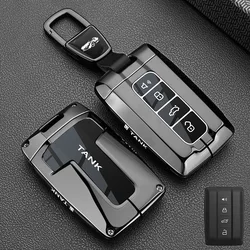 Premium Zinc Alloy Car Key Case - Luxury Remote Cover & Keychain Holder Accessories for Key Case  TANK (Style3 - 1 piece)