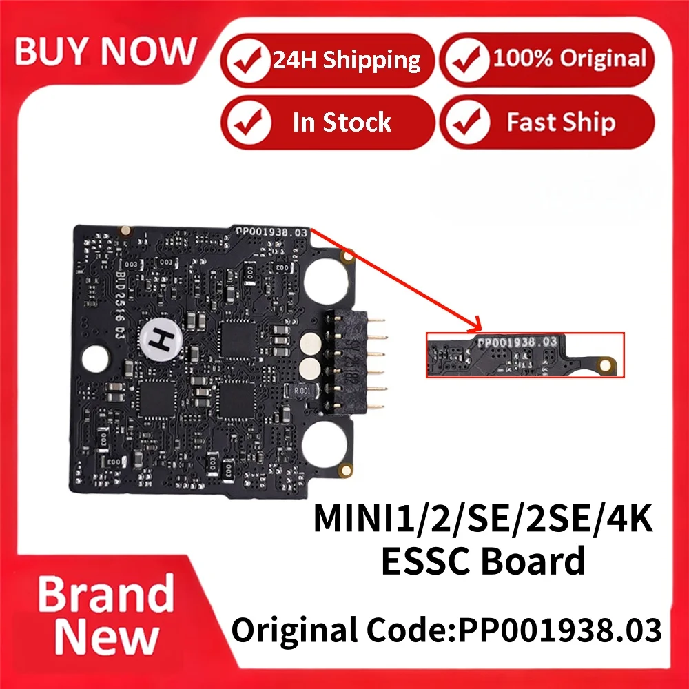 Vue de dessus du module ESC Original pour Mini 1/2/SE/2SE/4K, connecteurs visibles.