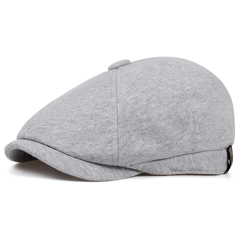 Cotton Beret Four-color Casual Hats Autumn And Winter Warm Cap