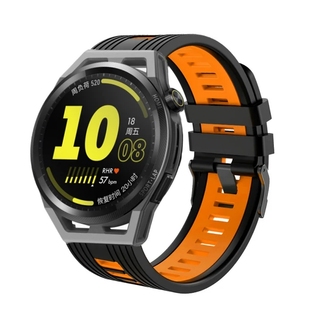 Correa de silicona para reloj Amazfit GTR 4, 3 Pro, 2, 2e, 22mm, repuesto  de pulsera para Amazfit Stratos 3, 2S, 47mm - AliExpress