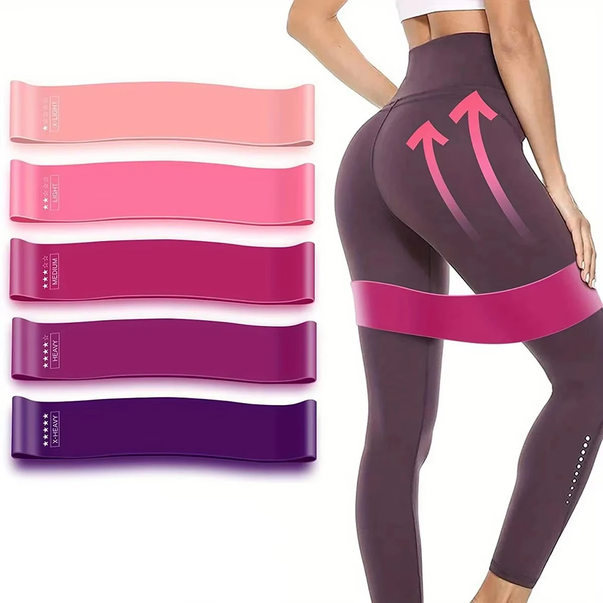 Fitness Elastic Resistance Bands Home training yoga sport resistance bands Stretching Pilates Crossfit Workout Gym Equipment yoga resistance bands