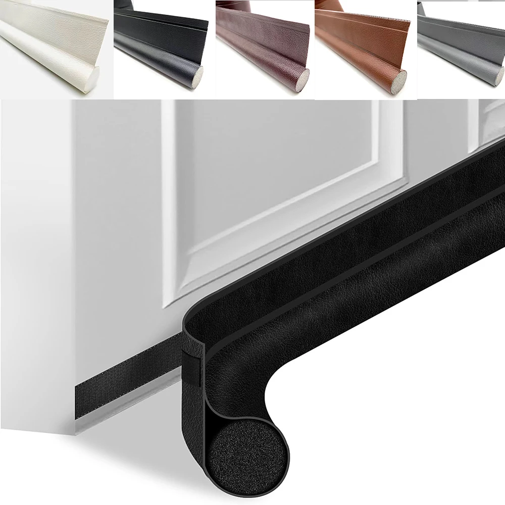 5 colors Door bottom seal strip Soundproof Insulation Wind Under Door Draft Stopper Blocker Weather Strip for Interior Exterior door seal strip