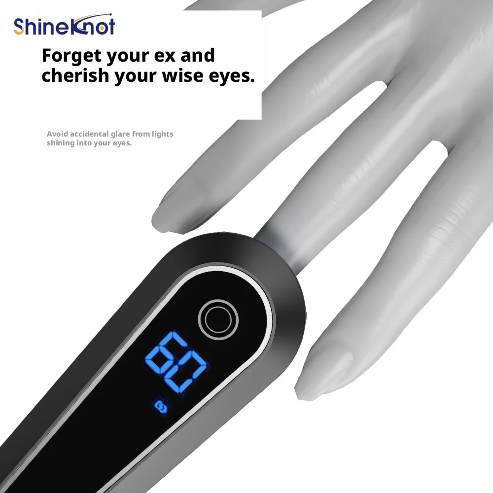 SHINEKNOT 속건성 네일 램프 UV/LED 듀얼 광원 젤 경화 램프 Type-C 충전식 휴대용 스마트 타이머 365+405NM