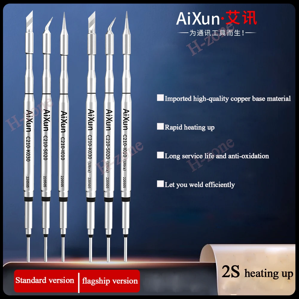 Soldering Iron Tip Tip Jbc T115 Bent Knife Aixun T3b Tips Kit 