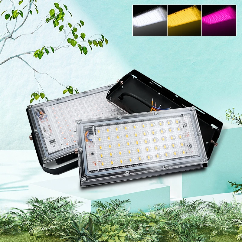 LED Grow Light Full Spectrum Phyto Lamp for Plants 50W 100W AC 220V