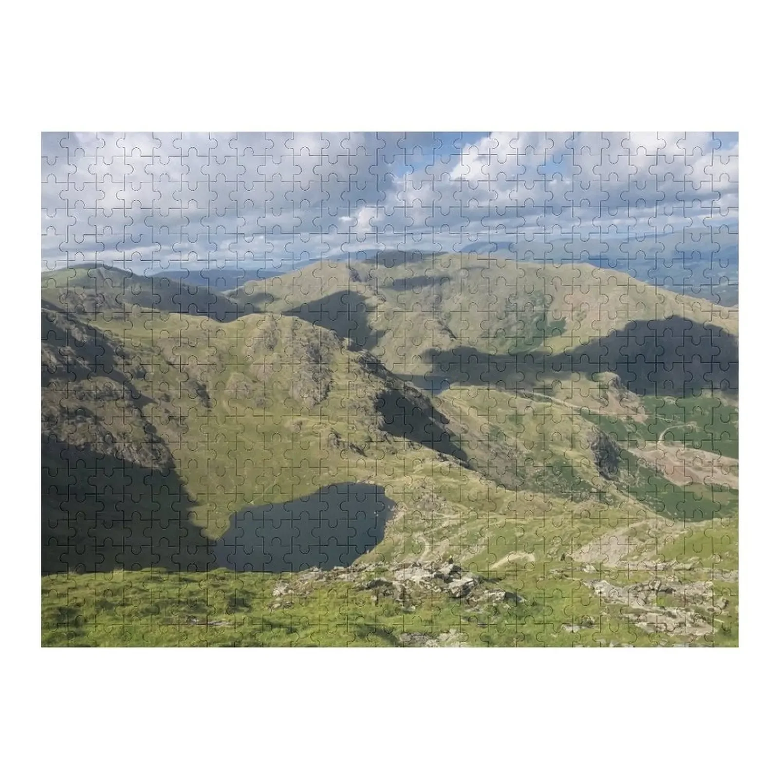 Coniston Old Man Mountain View Jigsaw Puzzle With Photo Christmas Gifts Custom Wooden Gift Puzzle