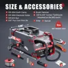 140Amp MIG Welder Flux Core , Welder Machine 110V with Synergy IGBT Inverter, Portable Gasless Welder Equipment 6