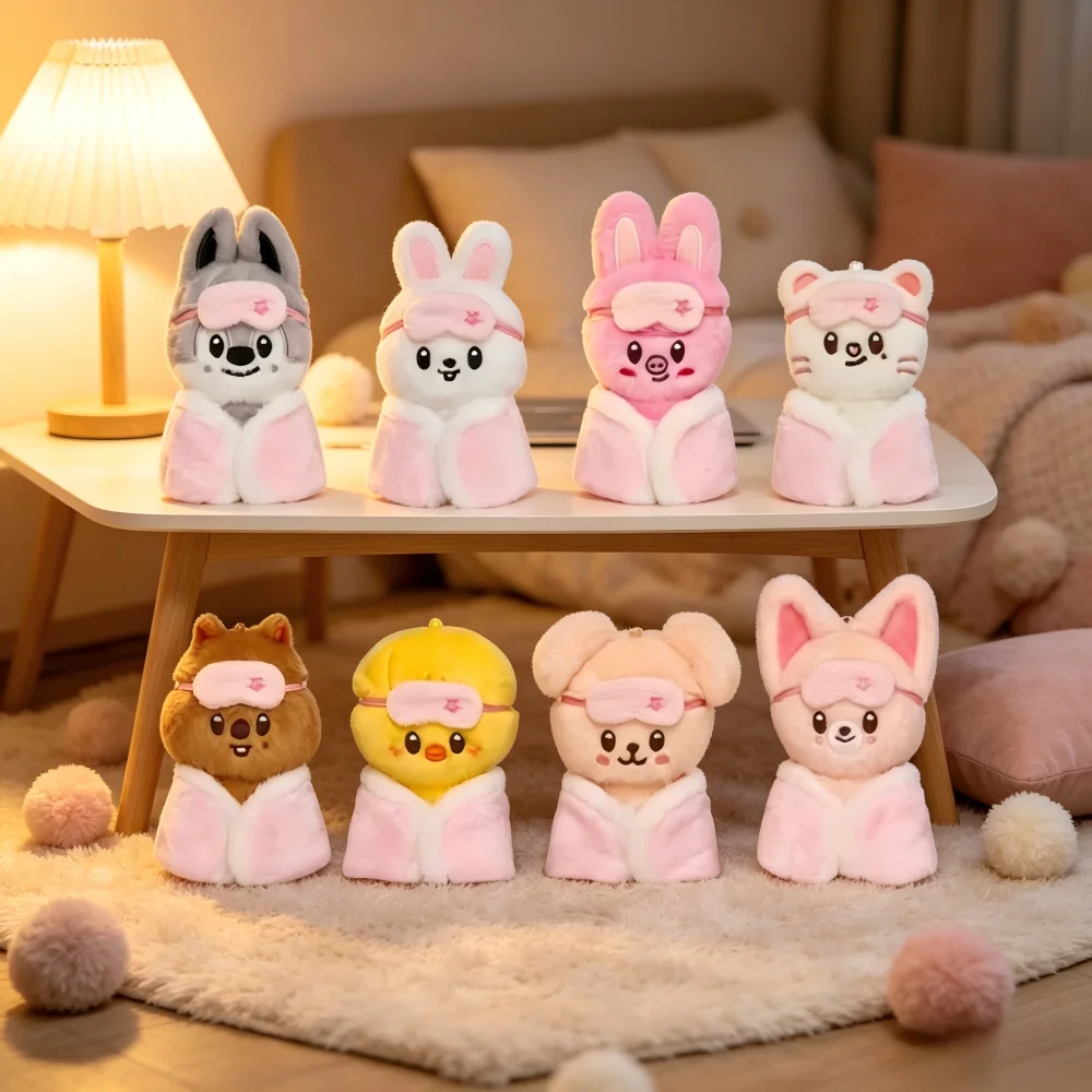10CM 새 스트레이 키즈 펠릭스 방찬 한현진 승민 플러시 인형 펜던트 어린이 장난감 선물