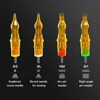 YILONG Disposable Disinfect Tattoo Cartridge Mix Round Liner Shader Curved Magnum Tattoo Needle 1rl 3rl 5rl 7rl 9rl 7rm 9rm 13rm 2