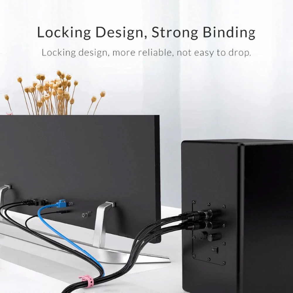Silicone Cable Winder Organizer for Earphone and Phone Charging