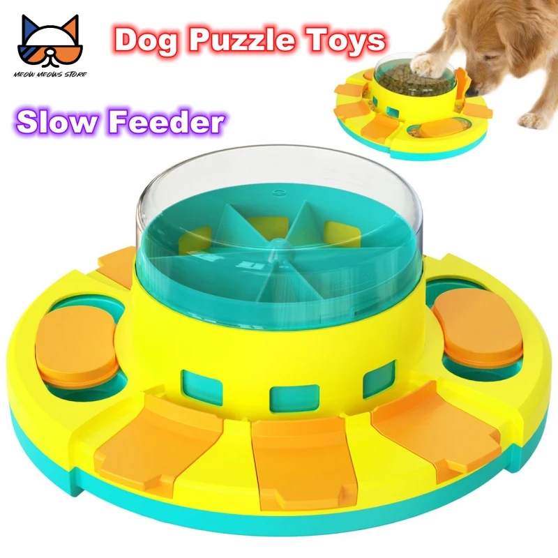 Dog Puzzle Toys Slow Feeder Interactive Increase Puppy IQ Food Dispenser Slowly Eating Non Slip
