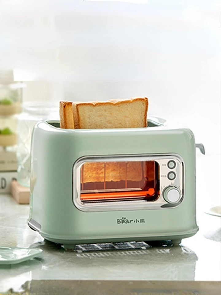 SK08S Mini Sandwich Breakfast Machine Household 2 Slice Toaster 7-Shades  Settings Bread Oven with Extra Wide Slots - AliExpress