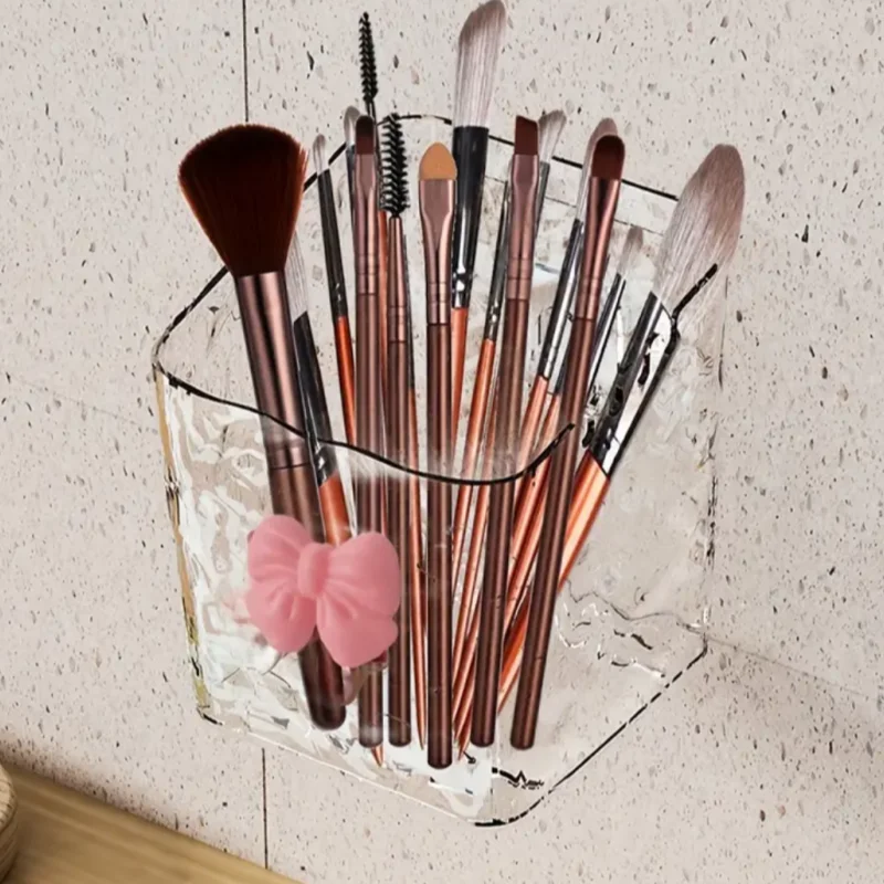 1Pc/Wasarded Towel Storage Box Wall-Mounted Bathroom Storage Rack Toilet Washbasin Washbasin Bathroom Various Artifacts