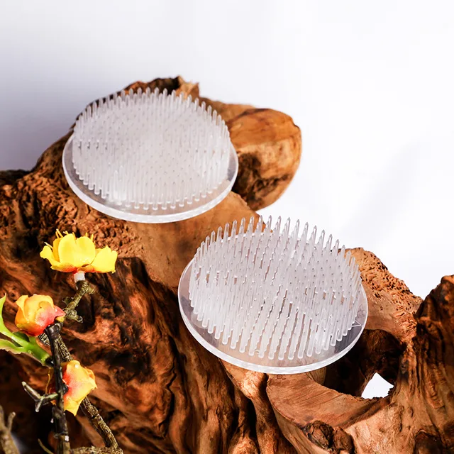 Műanyag Japán Ikebana Kenzan Virágbázis Tartó Virágbéka Tűi Tűk Art Rögzített Szerszámok Virágrendező Szerszám Kenzans - Image 4
