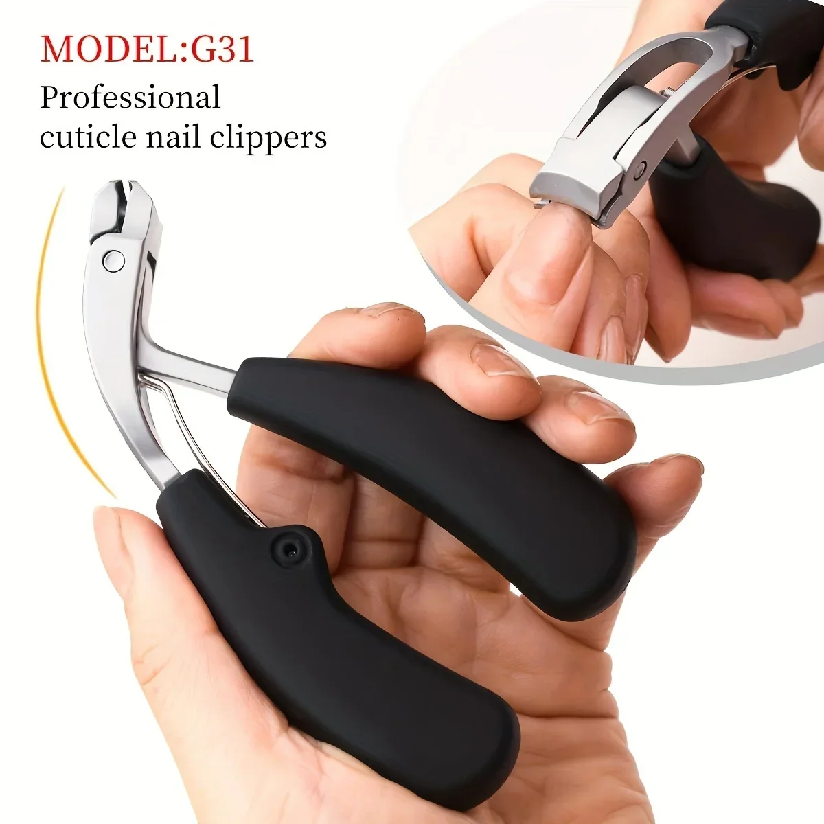 Professional Pedicure Tool Large Secondary Opening Elbow Nail Clippers High Hardness Steel Fingers Nail Clippers 4